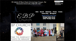 Desktop Screenshot of iglesia-elbuenpastor.org